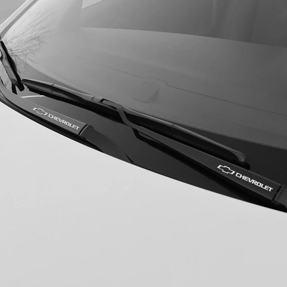 Metal Car Window Wiper Stickers Emblem For Chevrolet Cruze Aveo Captiva Lacetti accessories