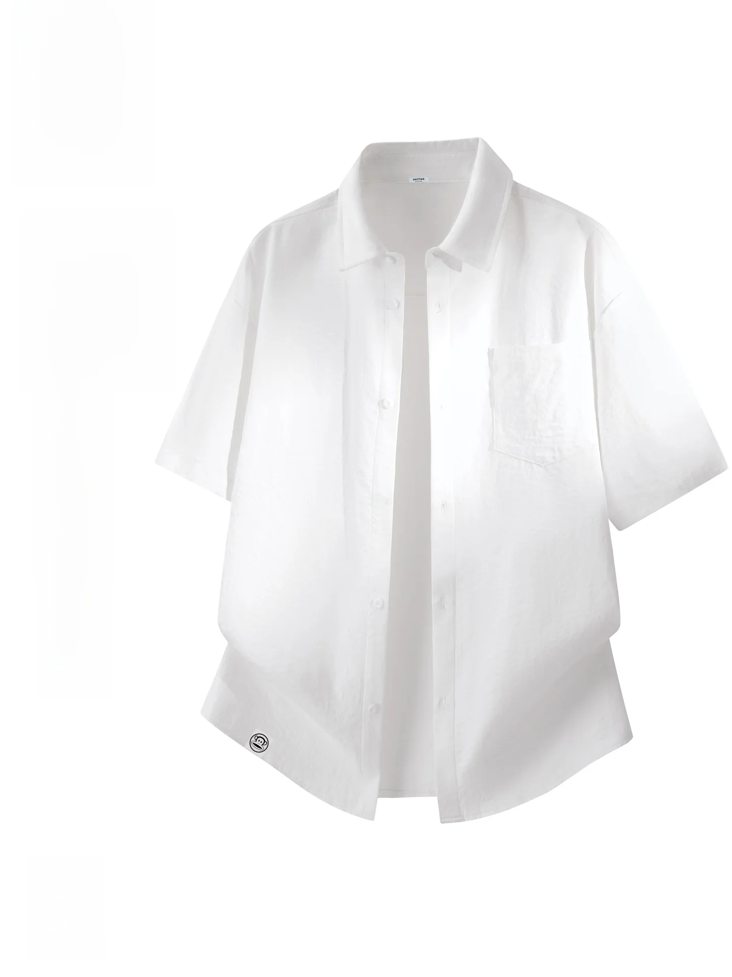 

Ice Silk Casual irt Men's ort Sve Loose Summer Thin Sle White Lightweight Men's Faion Summer irt