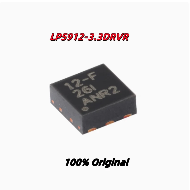 

5PCS 100% New LP5912-3.3DRVR 12-F LP5912-1.8DRVR 12-D LP5912-2.8DRVR 12-E WSON-6 Brand New Original Chips ic