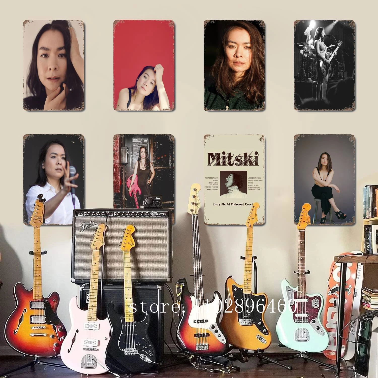

Металлические таблички и знаки mitski Singer, металлические Плакаты для украшения бара, паба, клуба