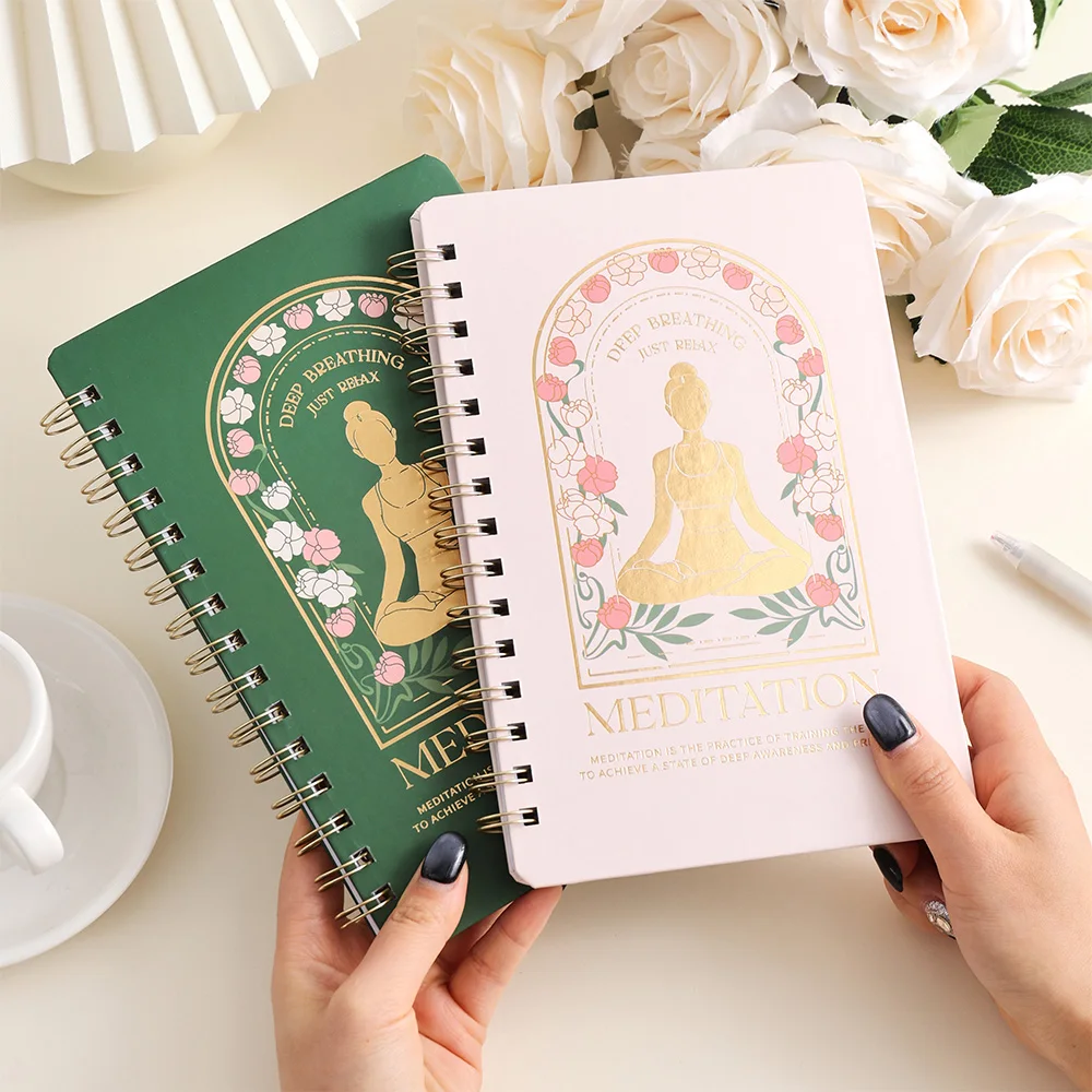 ๐ Meditation Journal for Spiritual Self-Discovery โ 96 Pages, A5 Hardcover 2