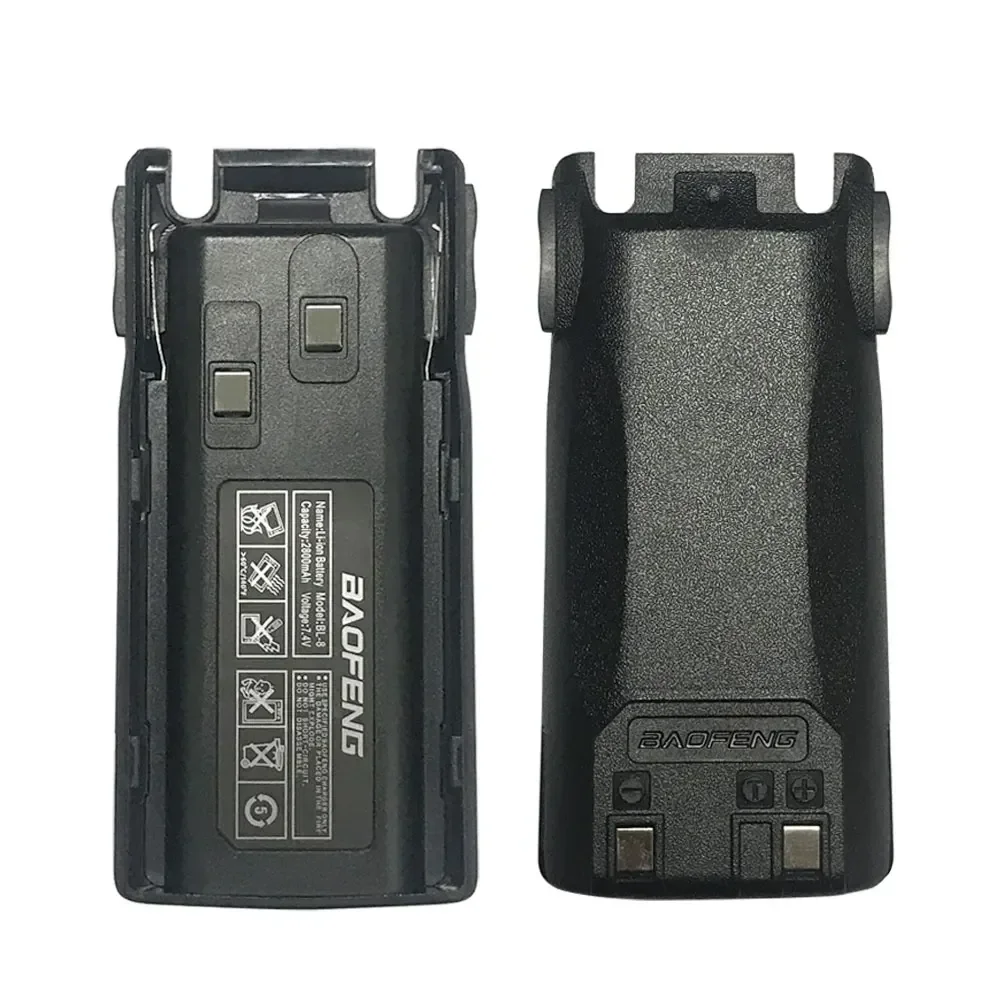 UV-82 2800mAh BL-8 tipo C cargador 7,4 V batería para Baofeng UV82 Plus UV-8D UV-82WX UV-89 baterías recargables de Walkie Talkie