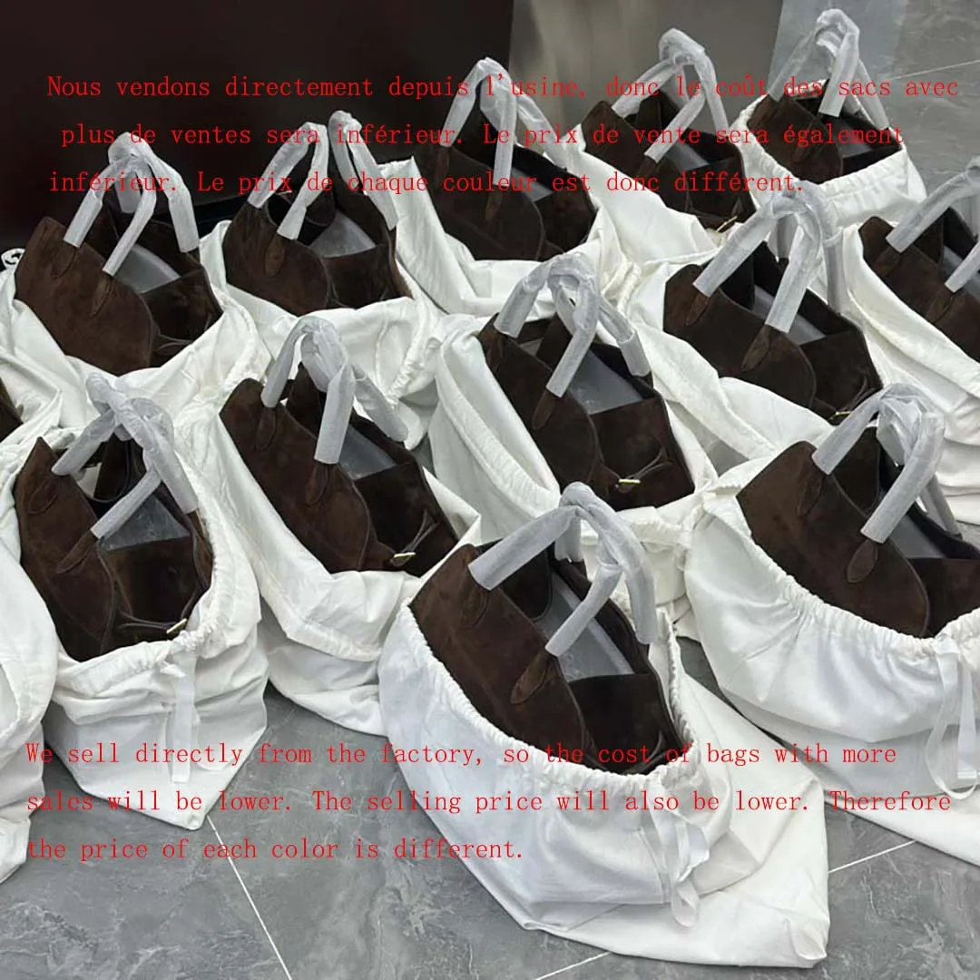 High Quality Margaux15 38CM Handbag Factory Direct Sales Soft Natural Leather Shoulder Bags