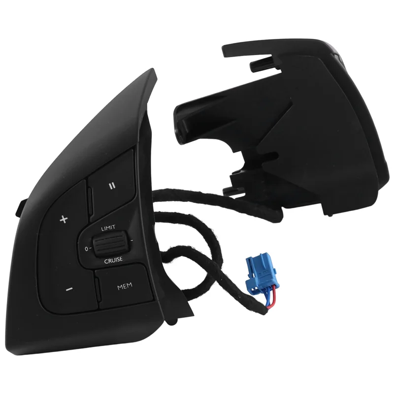 

Powerful 98004092ZD Car Steering Wheel Cruise Audio Volume Control Switch Buttons For Citroen Cactus DS5 DS6