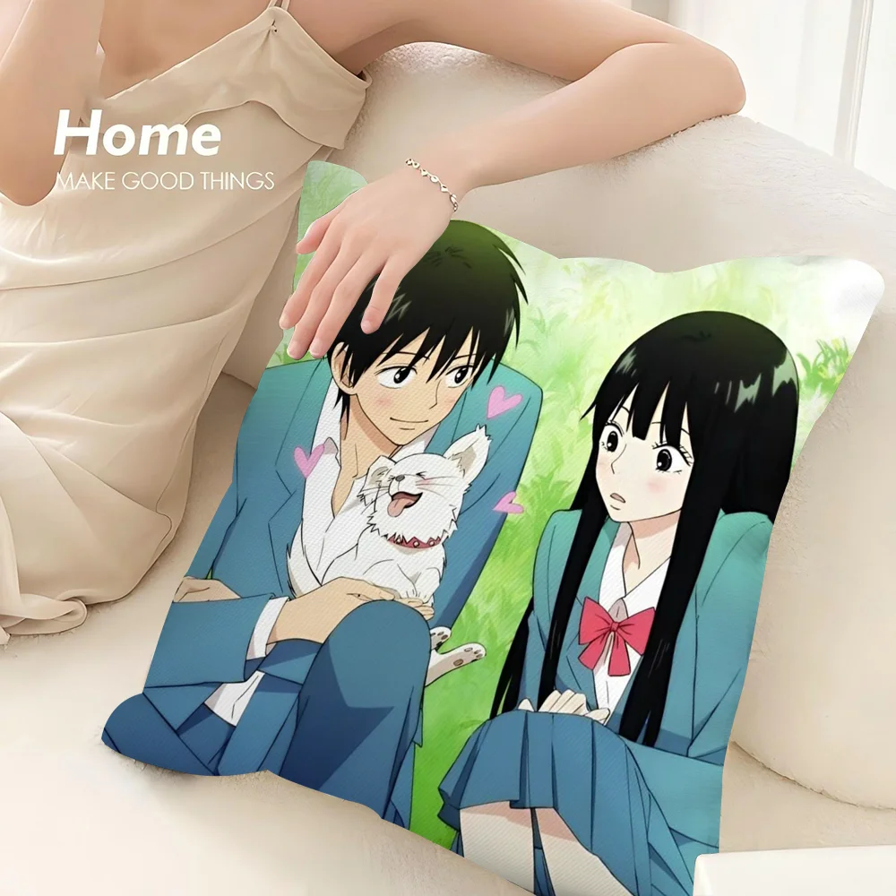 K-Kimi Ni T-Todoke Anime Pillow Case 3D Print Polyester Fiber 40*40 cm Home Sofa Throw Pillow Cover Decoration Festival Gift