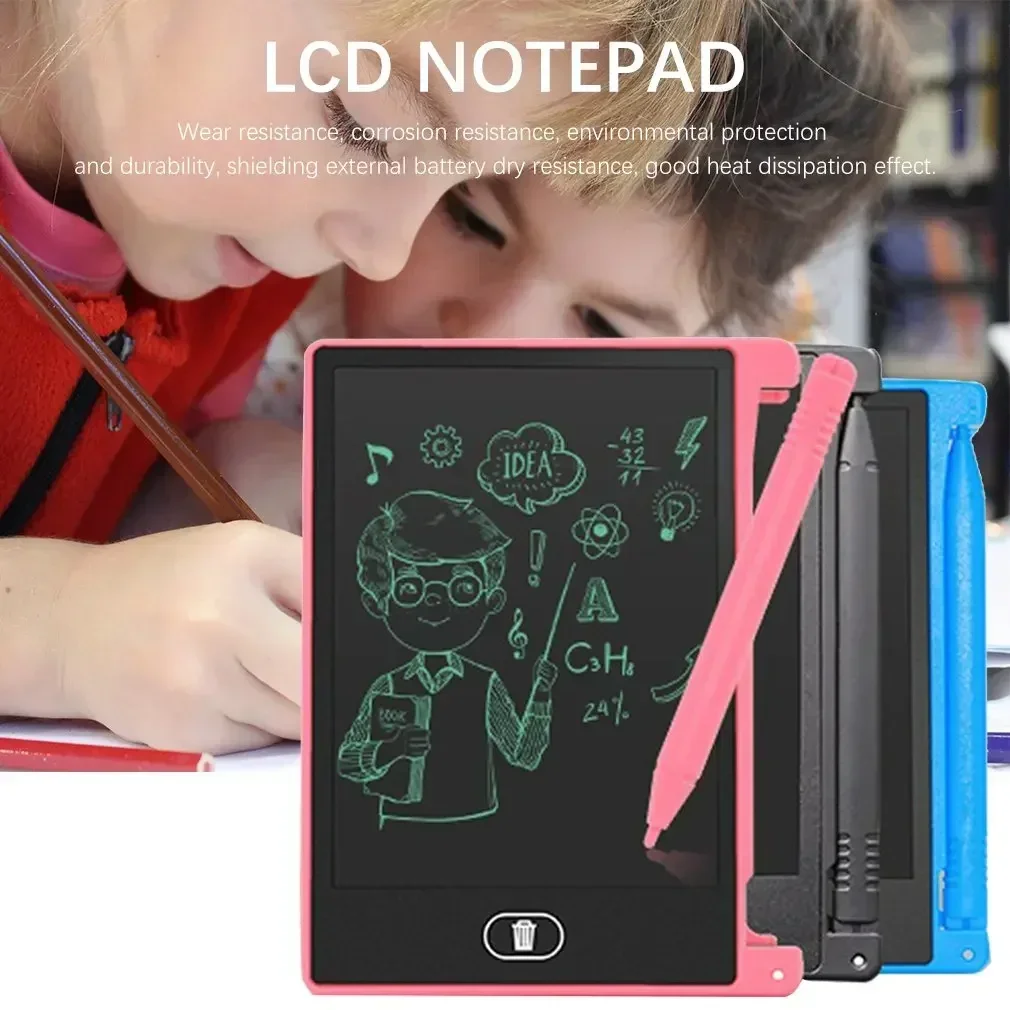 Planche à dessin électronique pour enfants, écran LCD, tablettes de dessin graphiques numériques, bloc-notes électronique, jouets d'écriture manuscrite, 4.4 pouces