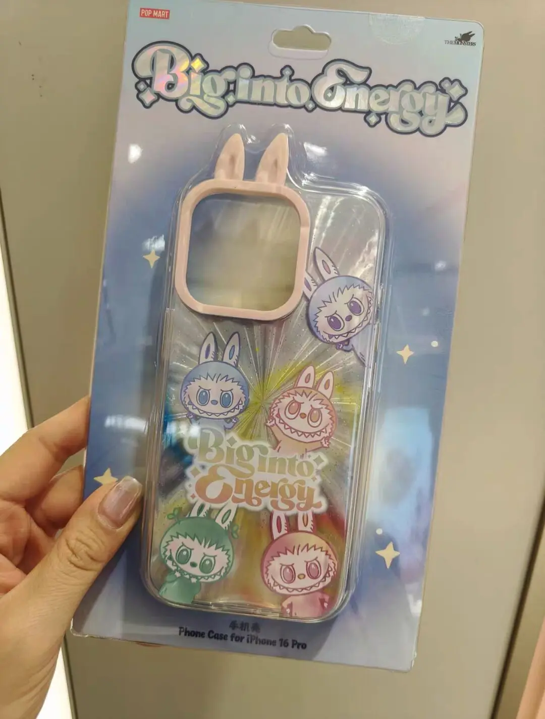 

New Labubu Phone Case The Monsters Big Into Energy Series Genuine Iphone 16 Pro Max Trendy Peripheral Mobile Accessories Gift