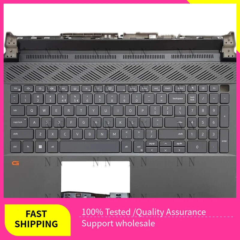 

LZLWB 95NEW 0MW4C Palmrest for DELL G15 5520 5521 5525 Keyboard US