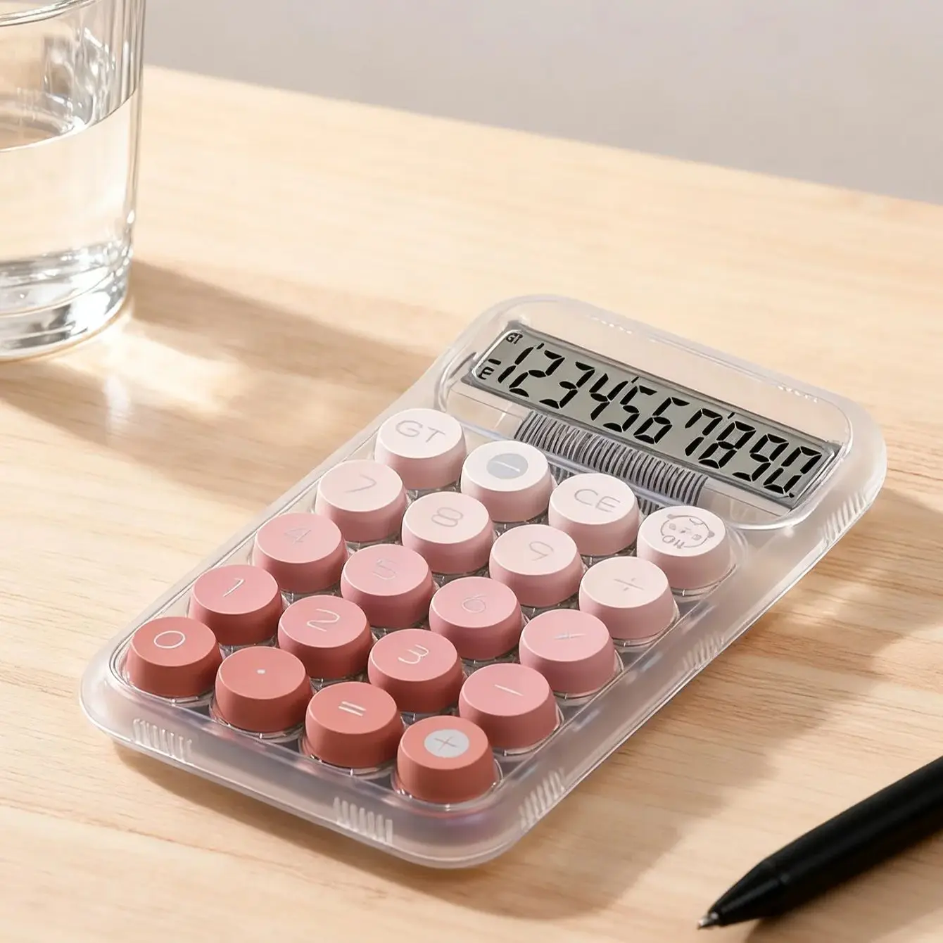 آلة حاسبة متدرجة شفافة | قيمة جاو يان + ميزة محمولة لتكيف امتحان الطالب #2