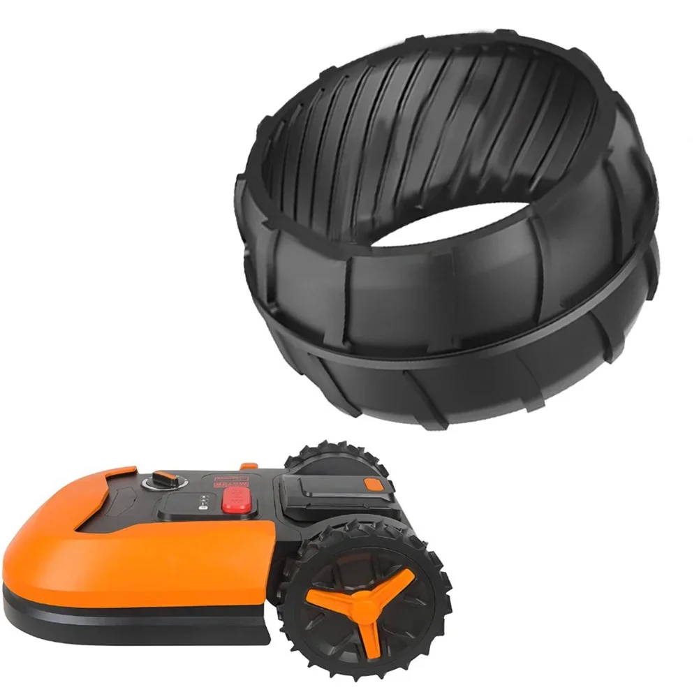 

Черная резиновая защита колес XL для переднего велосипеда Worx M500 M700 и т. д. Профиль-тюнинг газонокосилки, подъемная крышка профиля переднего колеса