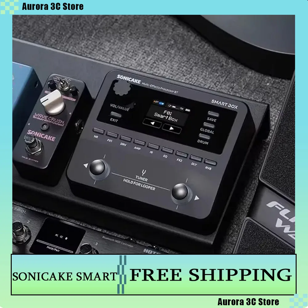 Sonicake Smart Box Amplificador de Guitarra e Baixo Máquina de