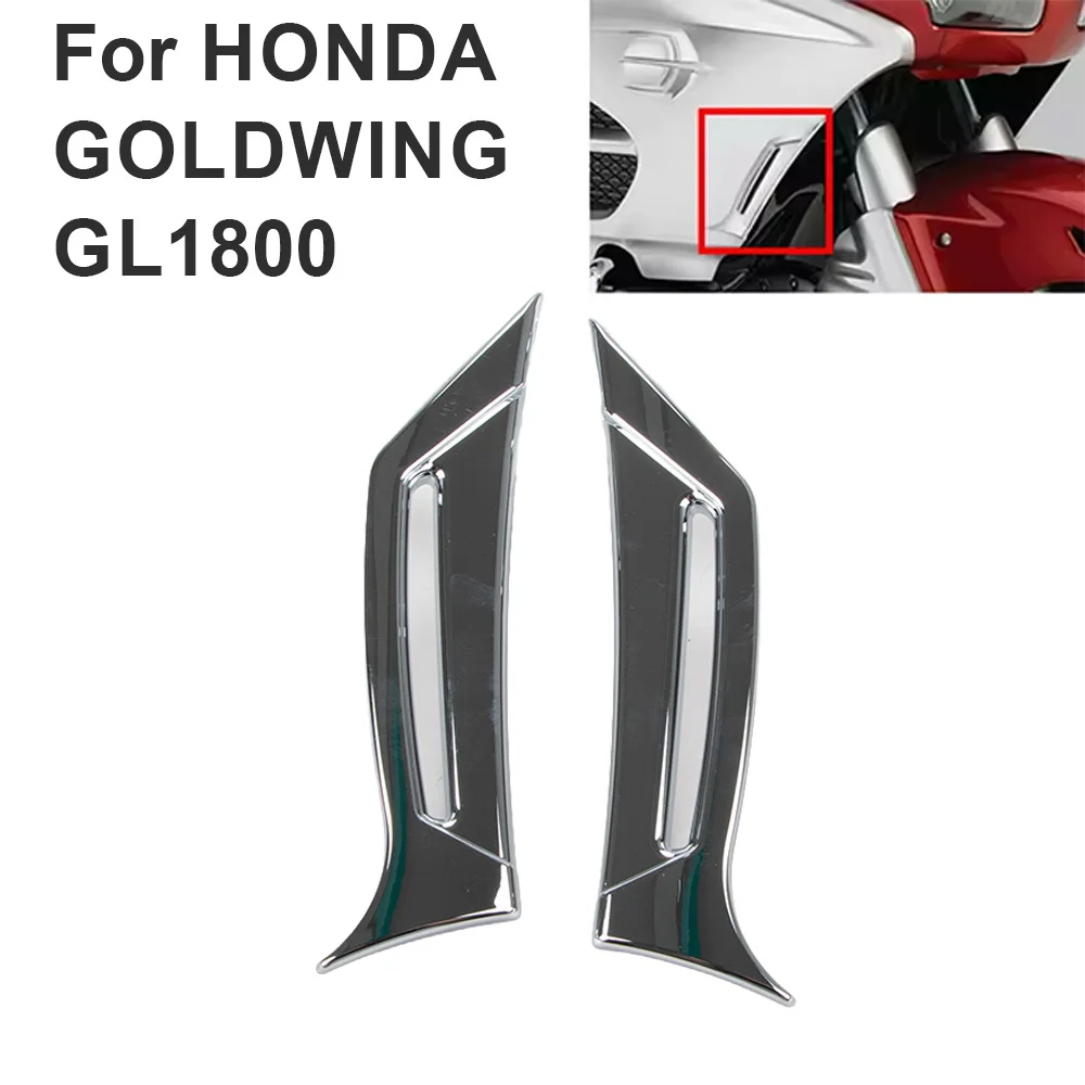 Motorcycle Accessories Chrome Fairing Intake Scoops Audio Comfort Fit For Honda Goldwing GL1800 2012 2013 2014 2015 2016 2017
