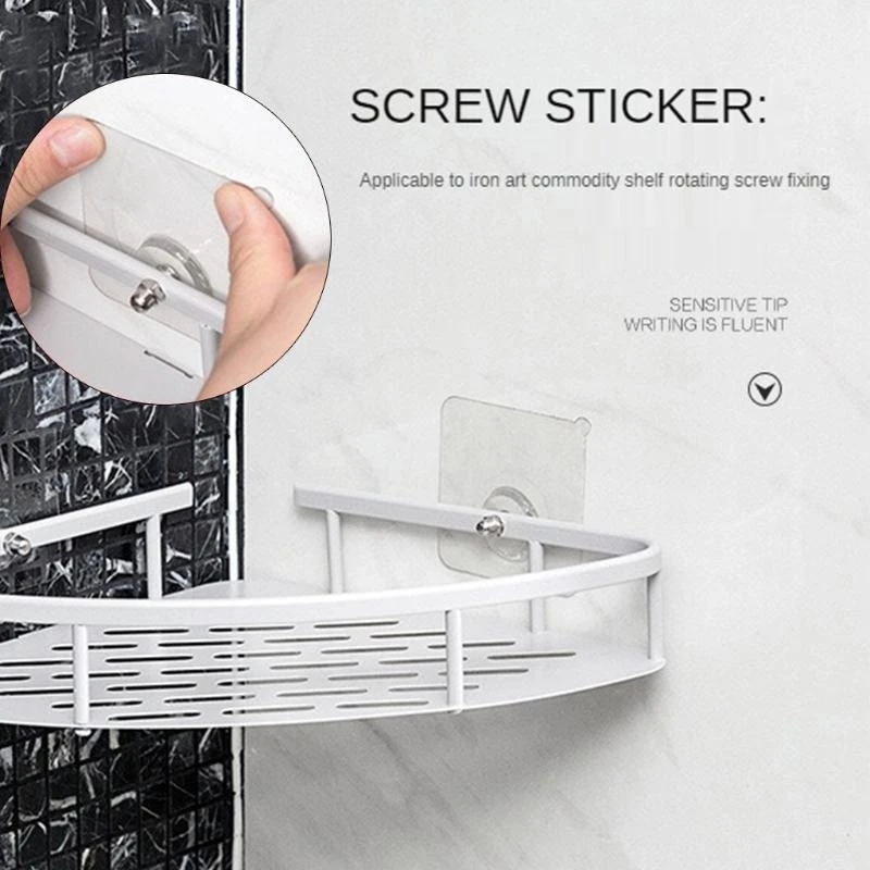 Hanging Bracket Unmarked Screw Stickers Photo Frame Wall Hooks for Home Bathroom Kitchen Bedroom Wall Window Use - Image 5