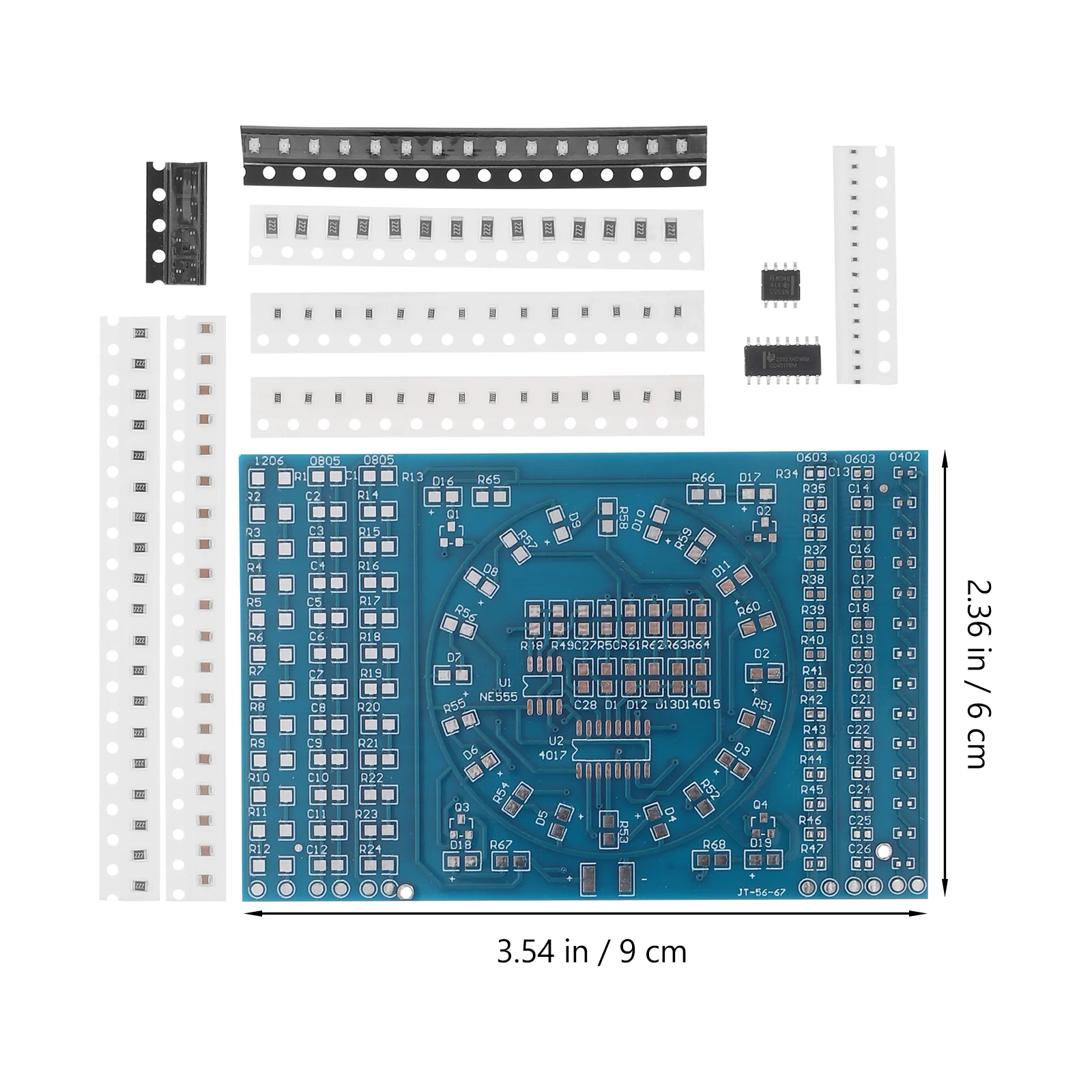 1 satz 1 Set Praxis Kit PCB Board Komponente Diy Schweißen Training Tools Für Elektronische Ingenieure Löten Praxis Kits Micro