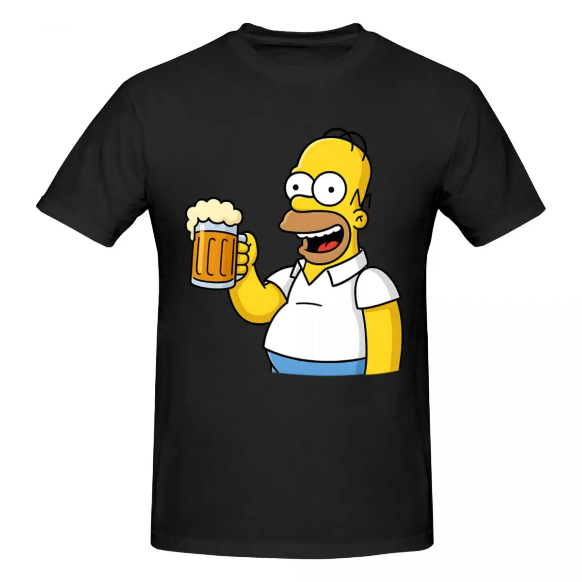 The S-Simpsons Anime Awesome T Shirts Graphic Y2K Gifts O-neck Men Women T Shirts Tops
