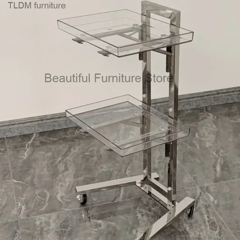 Salon Utility Equipment Trolley Beauty Cosmetic Storage Tattoo Salon Trolley Carrello Attrezzi Commercial Furniture RR50ST