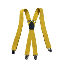 Adjustable Elastic Y Back Style Unisex Suspenders for Men and Women With Strong Metal Clips