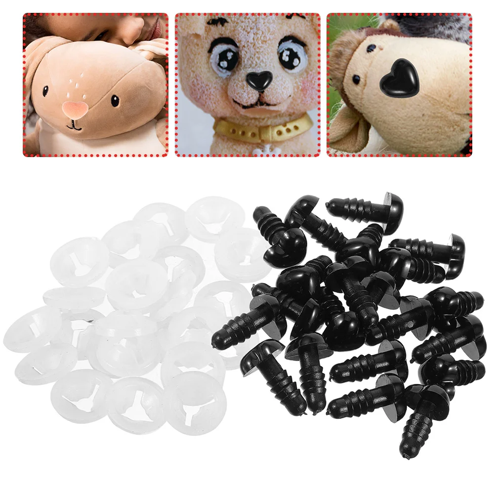 

100 Pcs Love Nose Wax Soft Toys Plush Bulk for Crochet Animals DIY Supply Accessories