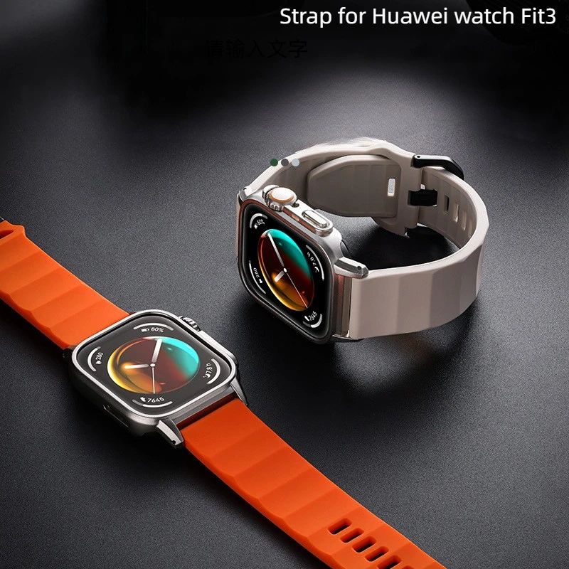 

Silicone Strap For Huawei watch Fit3 Correa Bracelet Replacement Sport Watchband for Huawei watch Fit 3 Woman Man Wristband