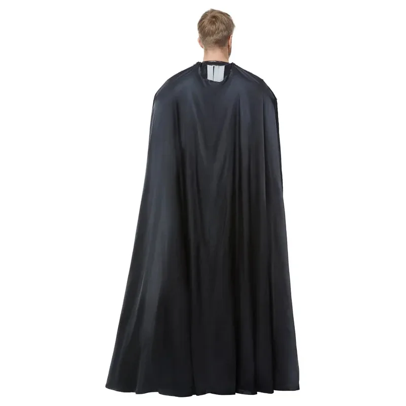 Darth Cos Vader Cosplay Anime Kostuum Jumpsuit Vest Mantel Zwart Uniform Fantasia Mannen Jongens Halloween Carnaval Party Vermomming Pak