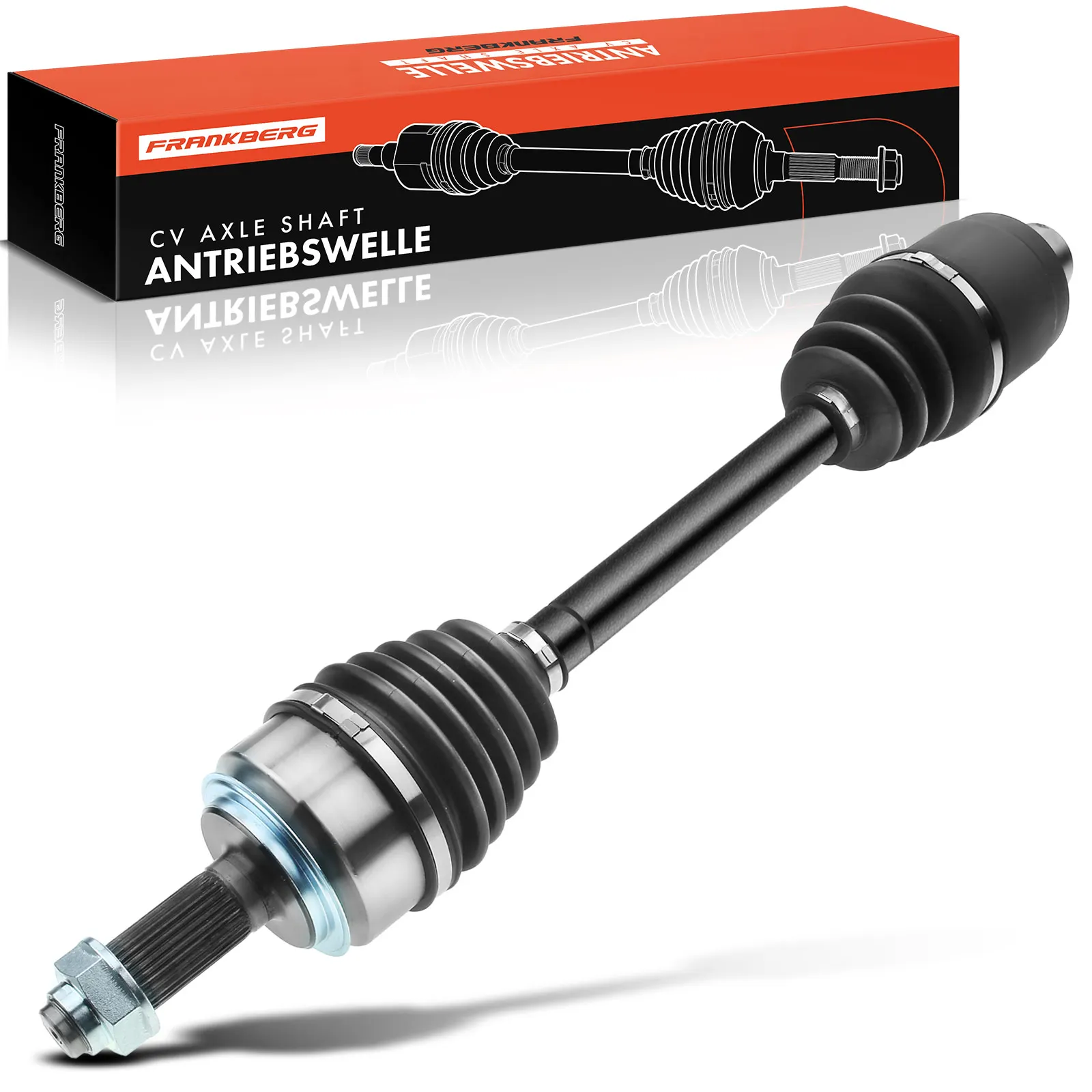 Frankberg 1x Aandrijfas Rechtsvoor Zonder ABS Ring Handgeschakelde versnellingsbak voor Honda Civic 8 FK FN 44305 SMTG01 44305 SMTG00 18-042640
