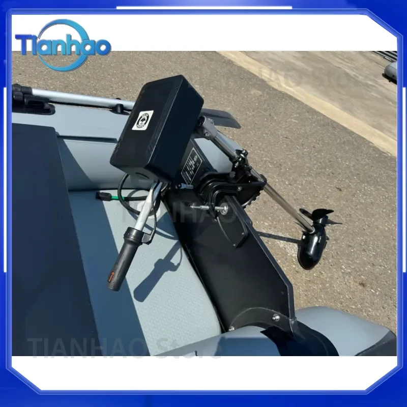 Inflatable Assault Boat for Solar Marine 2.3M 230 cm 7.5ft 2-Person Speed Kayak 0.7MM PVC Canoe Yacht with Oar Accessories - view 2
