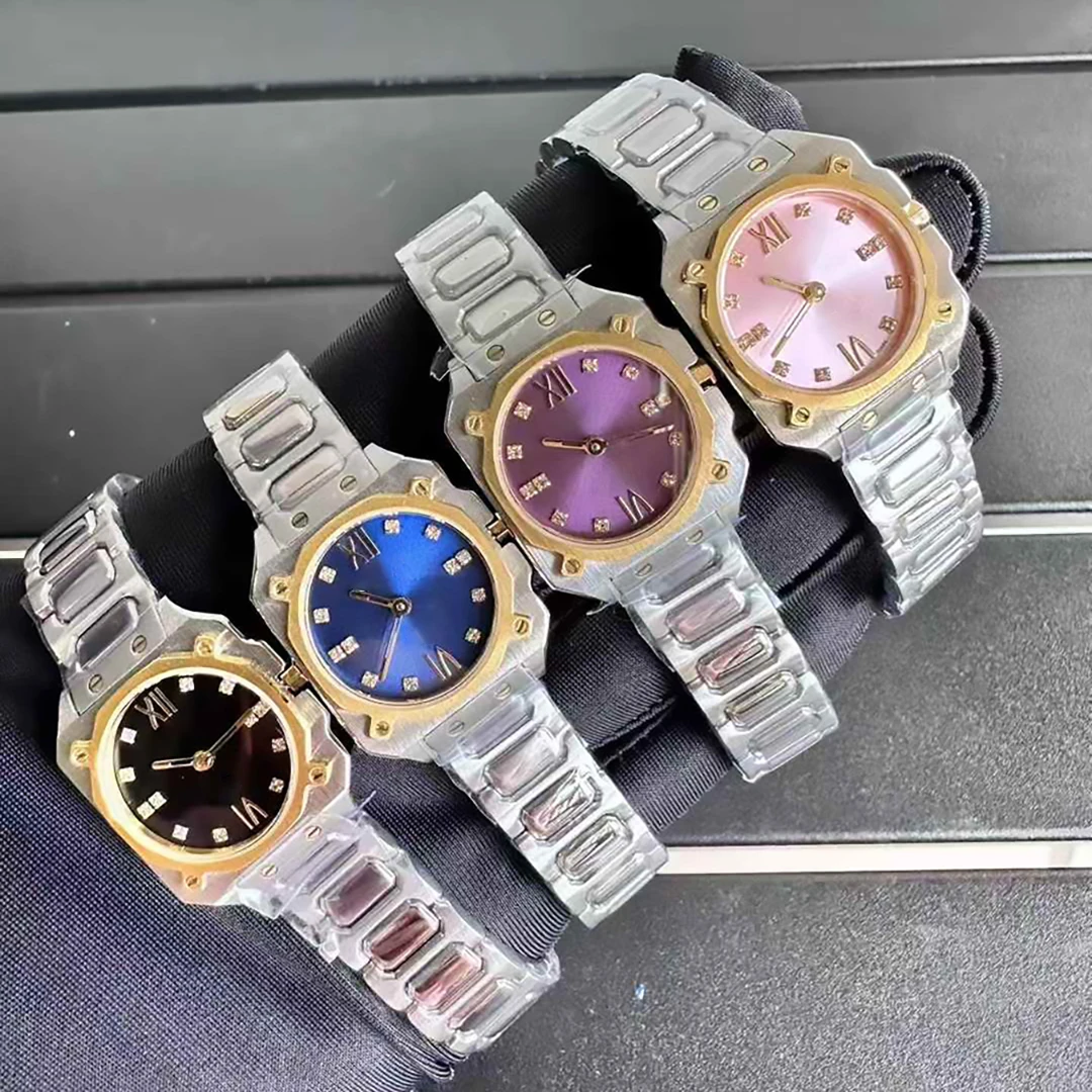 Модные брендовые наручные часы для женщин и девочек в стиле бриллиантов 30 мм, высококачественные японские кварцевые часы со стальным ремешком, роскошные часы GC48