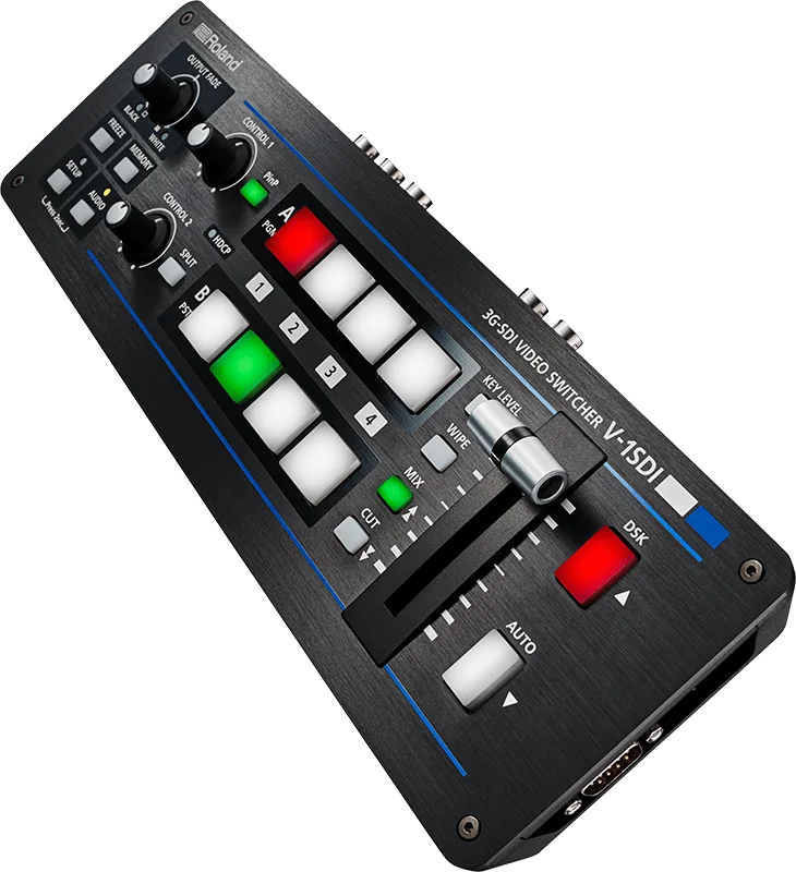 Roland V-1SDI 3G-SDI VIDEO SWITCHERPROFESSIONAL SDI VIDEO SWITCHING THAT YOU CAN TAKE ANYWHERE