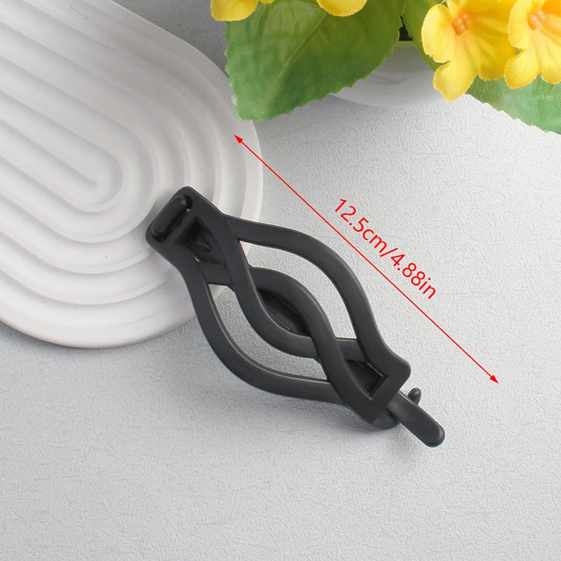 مشبك شعر مجدول عتيق للنساء ، أداة تصفيف الشعر ، مشبك ، ذيل حصان ، رأس خلفي ، إكسسوارات