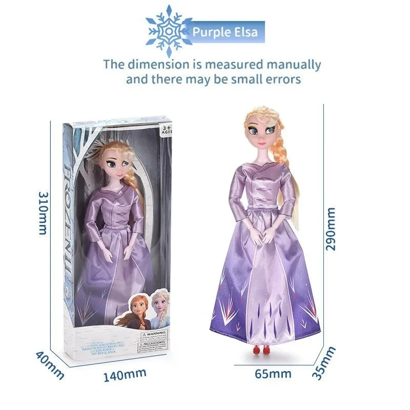 Disney Frozen Pvc Elsa Anna Princess Anime Action Figures Model Girls Princess Dolls Cartoon Toys Kids Kawaii Birthday Gift