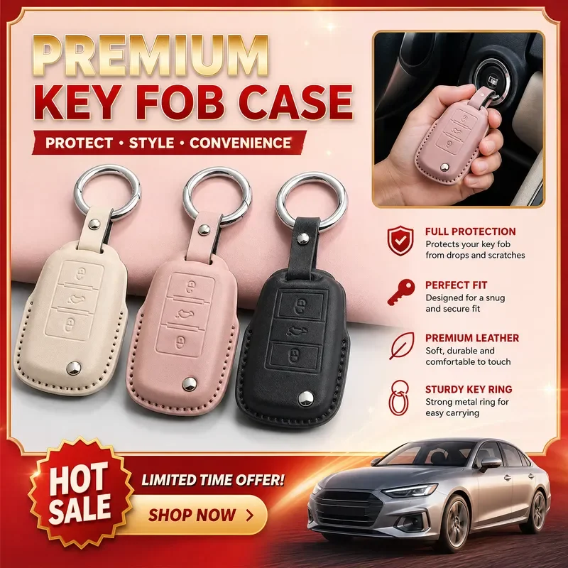 For VW Lavida Golf 7 MK7 Tiguan Polo Passat Jetta T-Roc T-Cross Skoda Octavia Car Key Case Cover Shell Fob Holder Protection