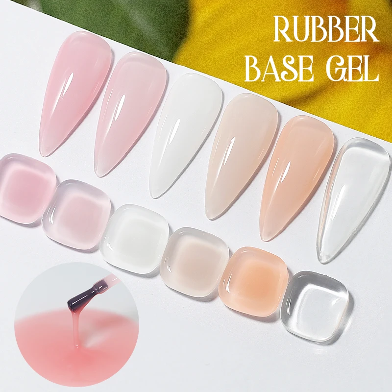 Arte Clavo Farbe Gummi Basis Mantel Nagel Gel Polnisch 15ml Semi Permanent Pastell Lack Gelee Rosa Weiß Französisch Nagel gellack