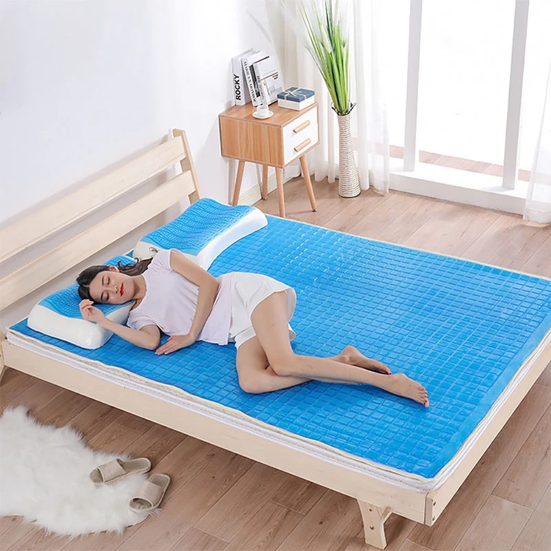 

Gel mattress summer cool gel mat foldable household PU warm in winter