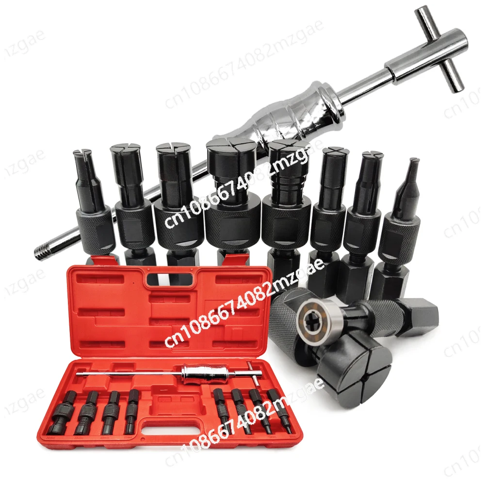 9-piece set of internal bearing hammer puller, wheel hub+hole bearing flower drum disassembly tool