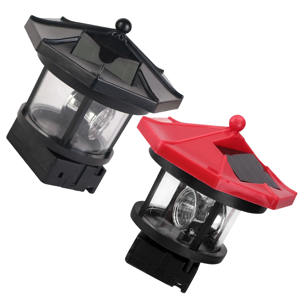 

2Pcs Solar Light Tower Rotating Garden Lawn Waterproof Outdoor Decorative Lights for Lighting Solar