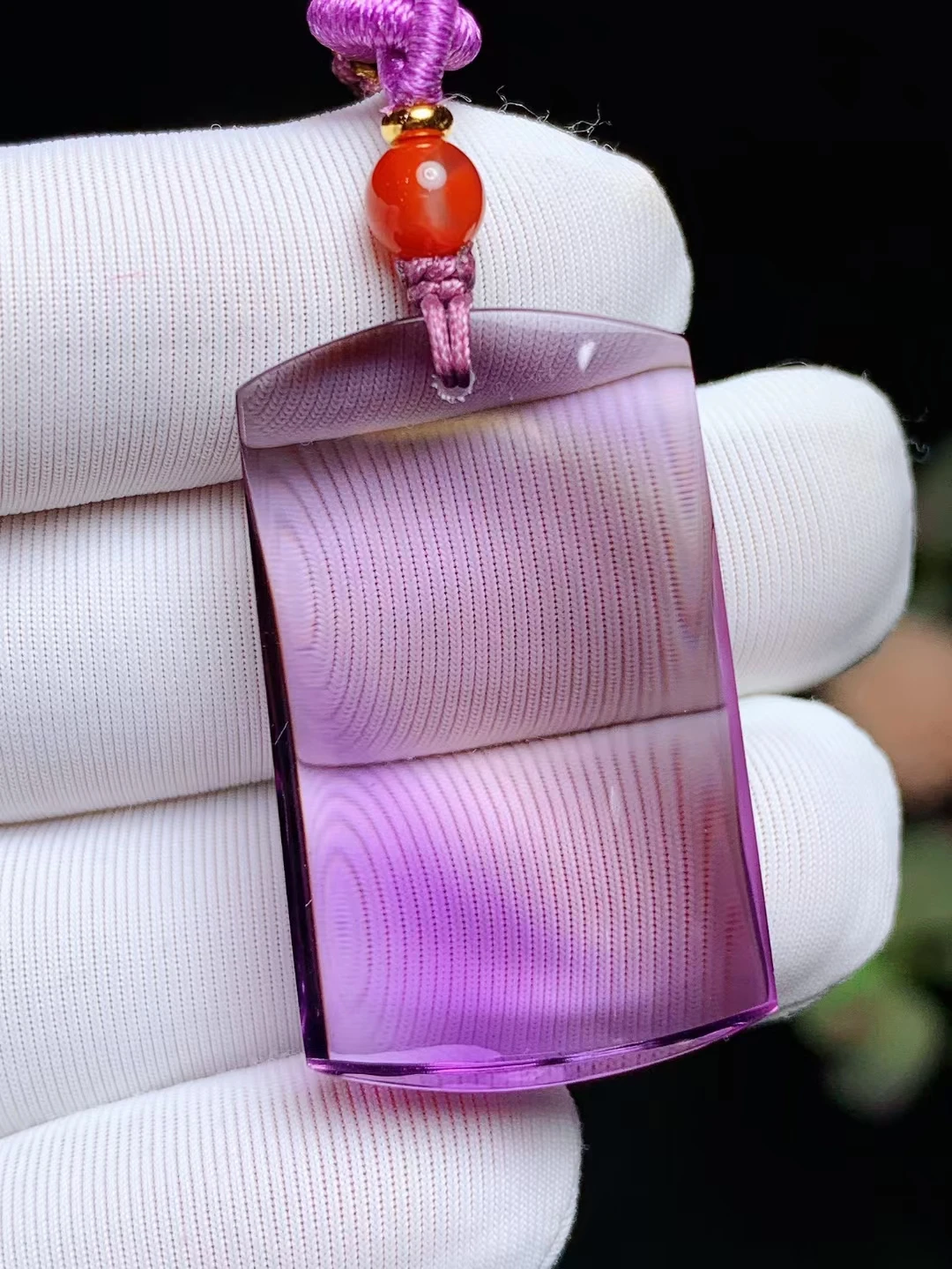 

Natural Purple Amethyst Quartz Pendant 31*19*8mm Amethyst Jewelry Beads Women Men Necklace Brazil AAAAAA