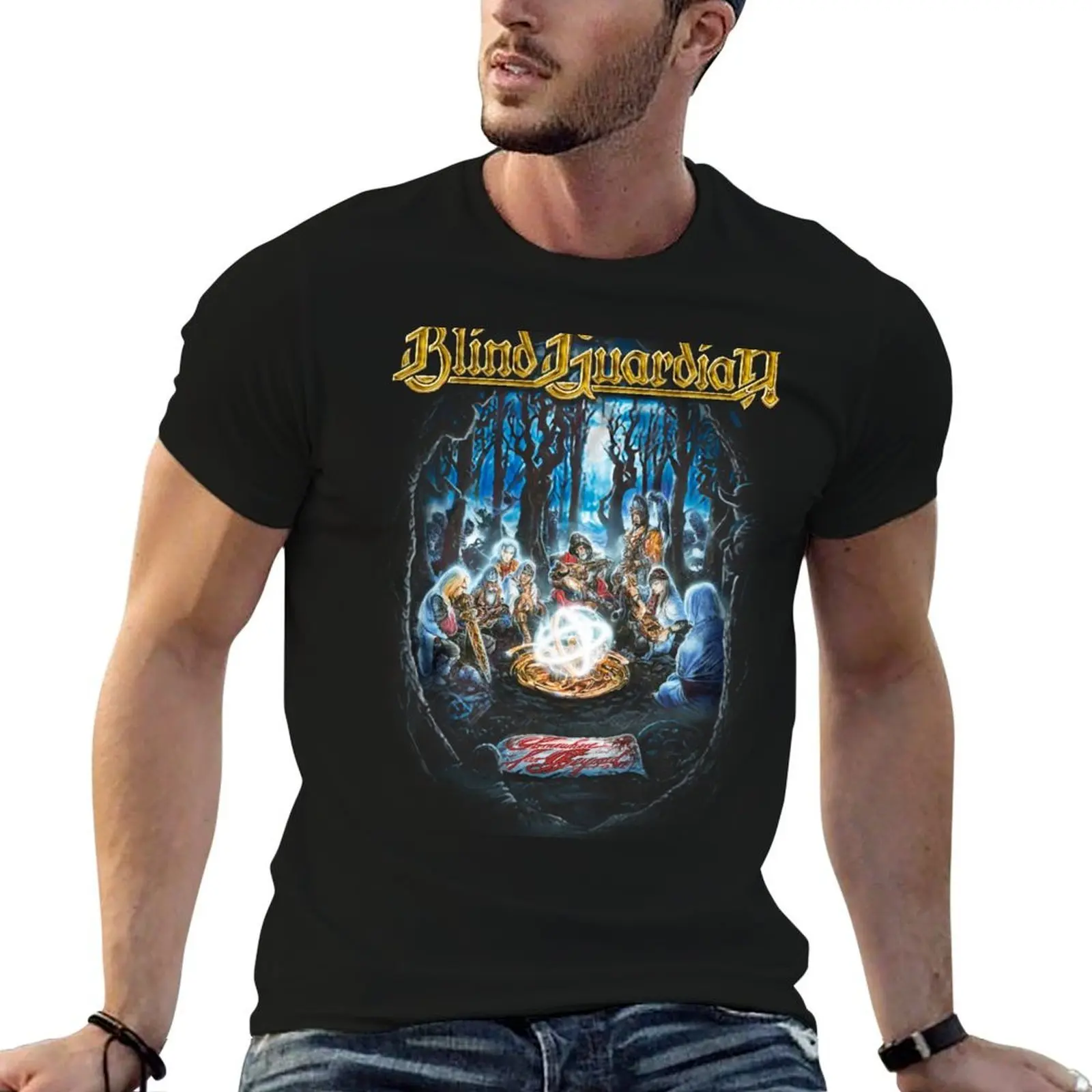 

Blind Guardian - Somewhere Far Beyond T-Shirt t shirts designer t shirt for man cotton tshirt 100% T-Shirt