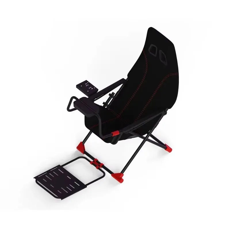 Racing Reclining Ergonomics Computer Gamer Red and Black Game Chair