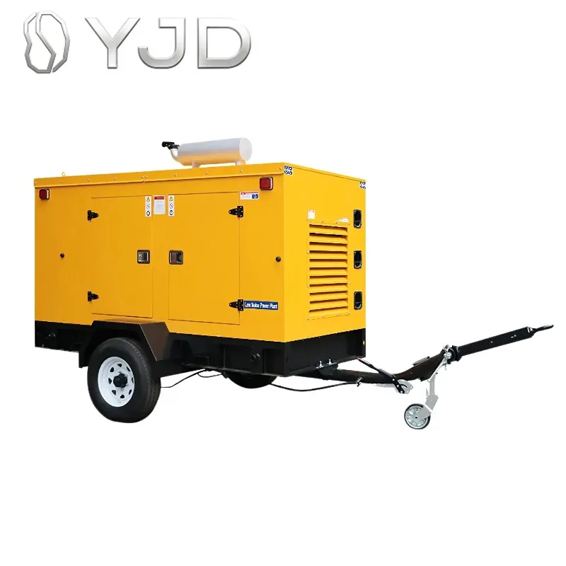 Hot-selling Trailer Generator Mobile diesel Generator Air-cooled System 150kw Portable Generator Set