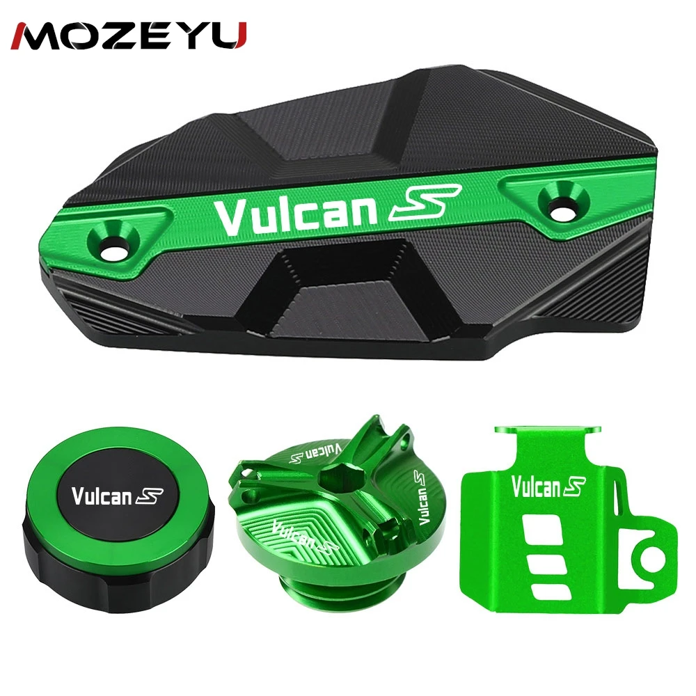 

Motorcycle Oil Cap Engine Oil CUP For KAWASAKI Vulcan S 650 VulcanS 650 VN650 2015-2024 Rear Brake Fluid Reservoir Cap guard