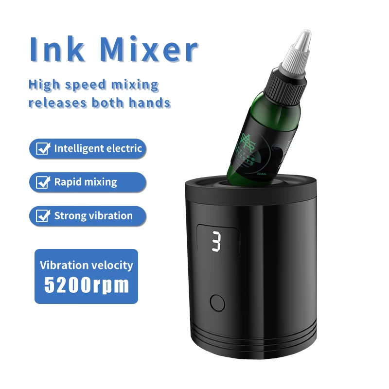 

YILONG Wireless Tattoo Ink Mixer Mini Vortex Shaker Tattoo Ink Nails Polish Glue Shaking Machine Tattoo Pigment Ink Stirrer