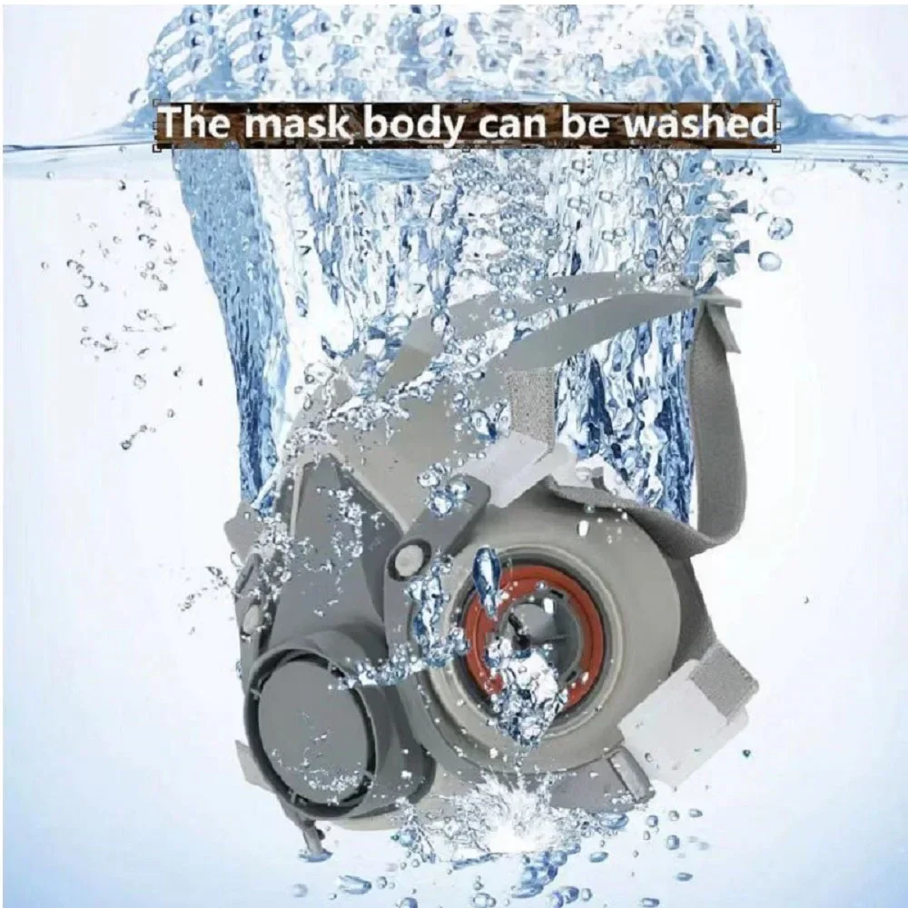 Half Mask Fit For 3M 6001/6002/6004 Filters Industrial 6200 Respirator Gas Mask Body Spray Paint Decoration Dustproof Mask 6200