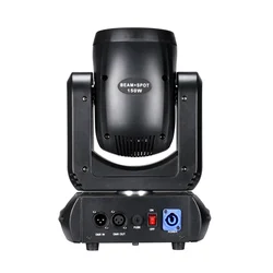 Mini lampa LED z ruchomą głowicą 150W wiązka + punkt + 18 obrotowych pryzmatów Dj Dmx efekt oświetlenia scenicznego światło Disco Dj Bar