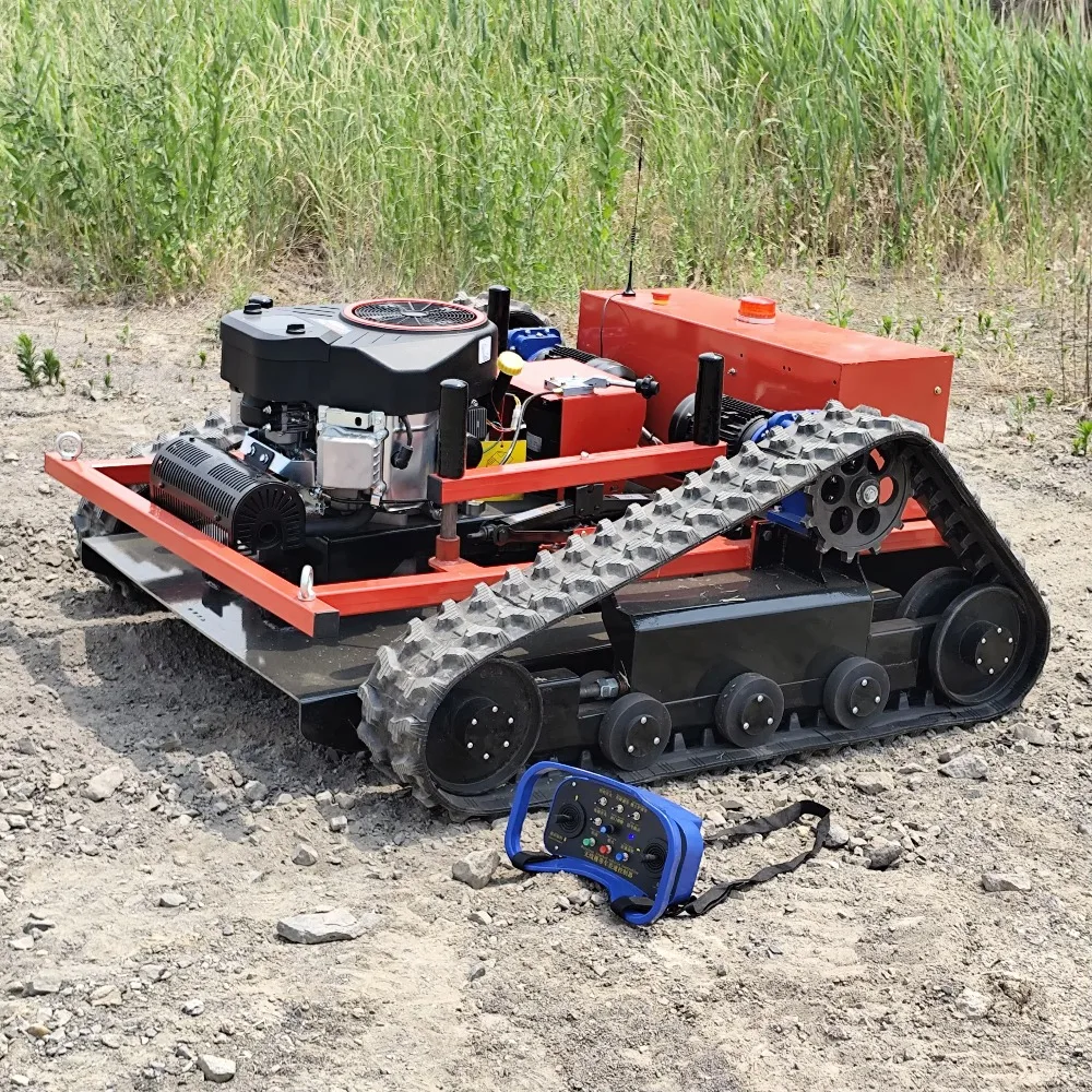 High-Power 764CC Crawler Type Cordless Lawn Mower 48V Agricultural Multi-Functional Intelligent Remote Control DIY