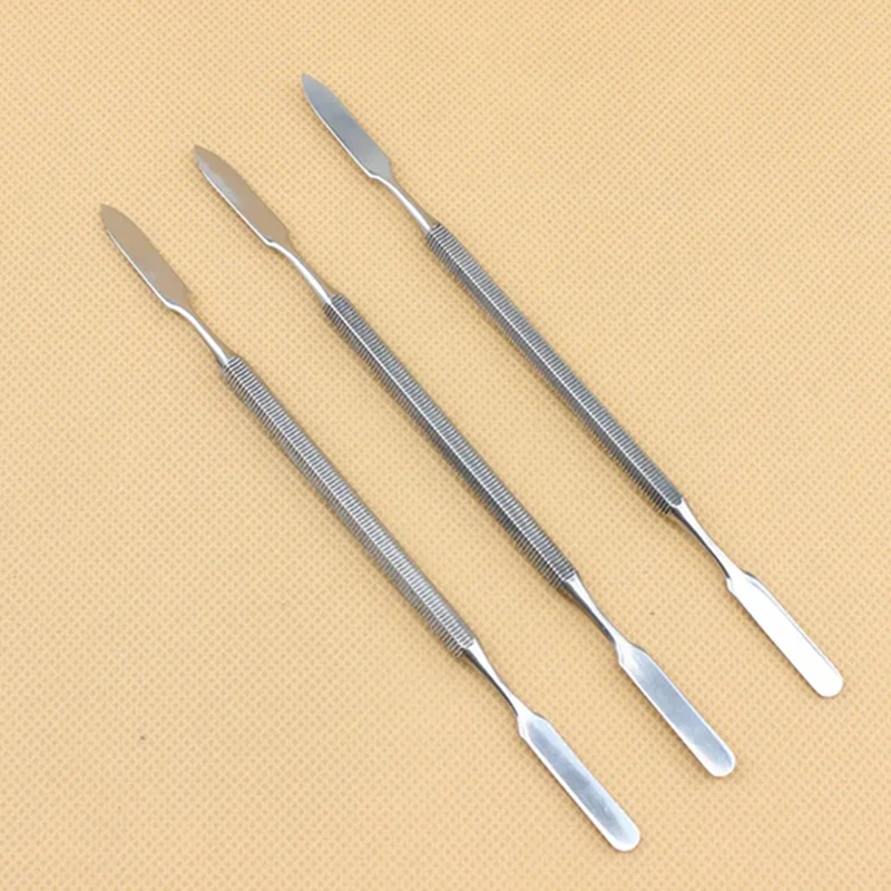 Stainless Steel Mixing Spatula Tool Spatuler Rod Dental Adhesive Powder Mixing Knife Resin Carving Knife Mixing Stick Tools