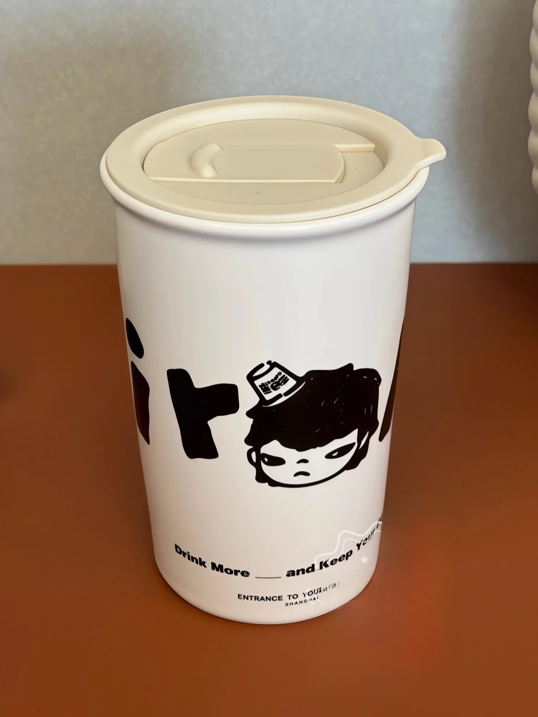 Tapa de Vaso con Diseño de Fresas Silvestres de la Serie Hirono Convenience Store de MART Bubble Monster