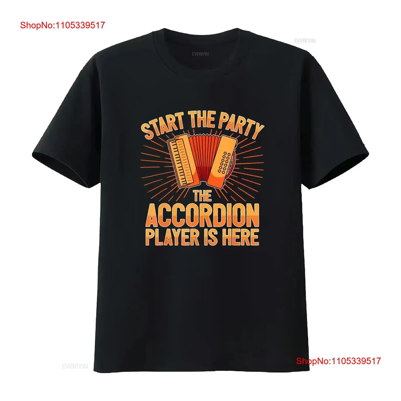 NEW LIMITED Start The Party Accordion Player Is Here Accordionist T Shirt vintage Washed Stretched graphic Comfortable vintage