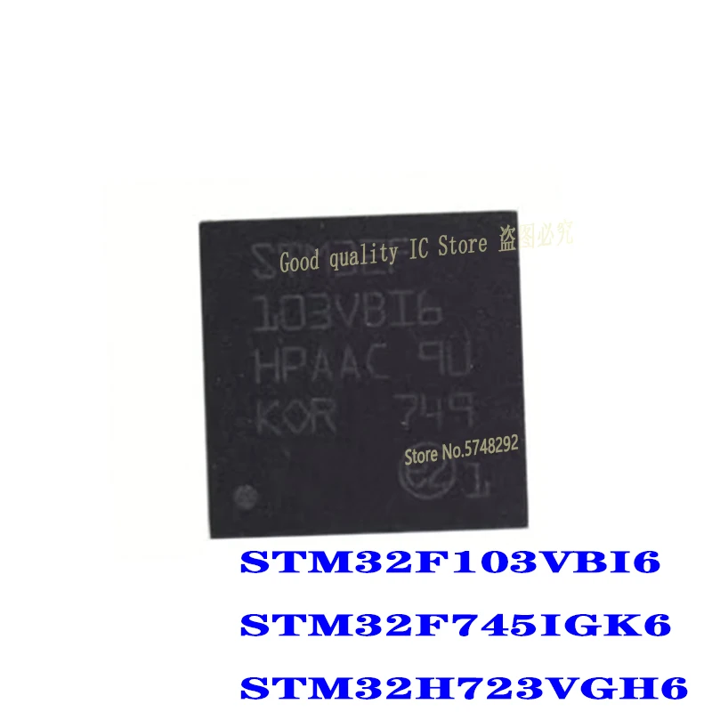 

5PCS STM32F103VBI6 STM32F103 STM32F745IGK6 STM32F745 STM32H723VGH6 STM32H723 BGA 100% new original