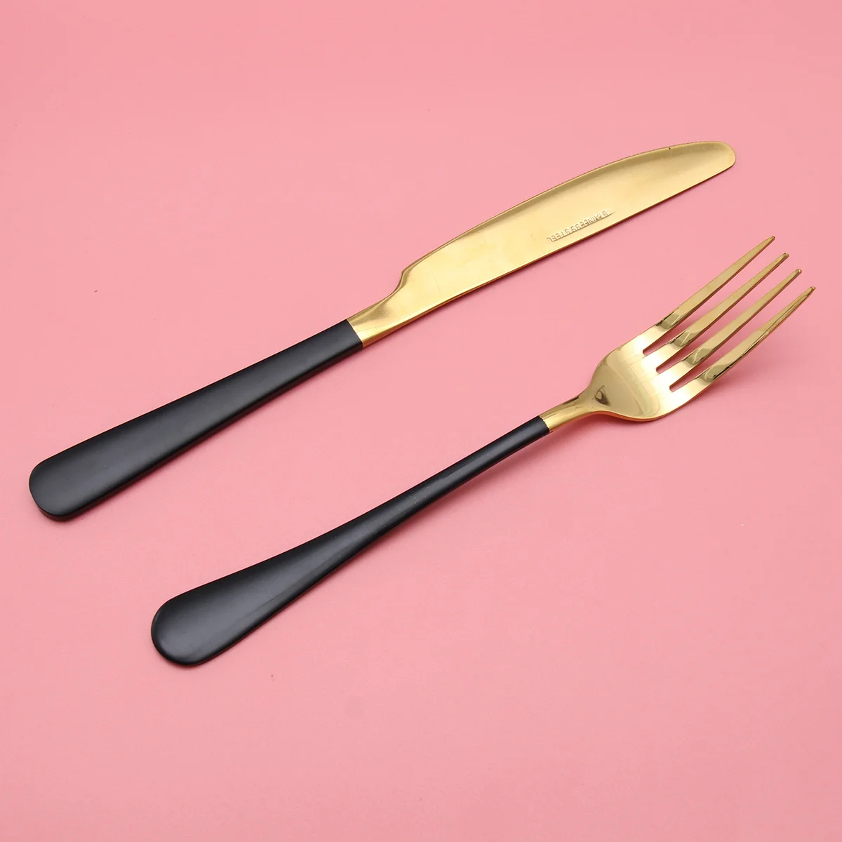 

4pcs Stainless Steel Fork Spoon Set Flatware Cutlery For Home Restaurant Picnic Travel Rust Resistant