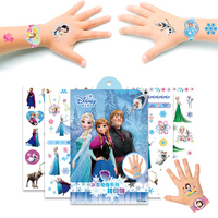 Anime Disney Frozen Tattoo Stickers Elsa Anna Children Temporary Tattoo Body Art Flash Waterproof Princess Tattoo Stickers